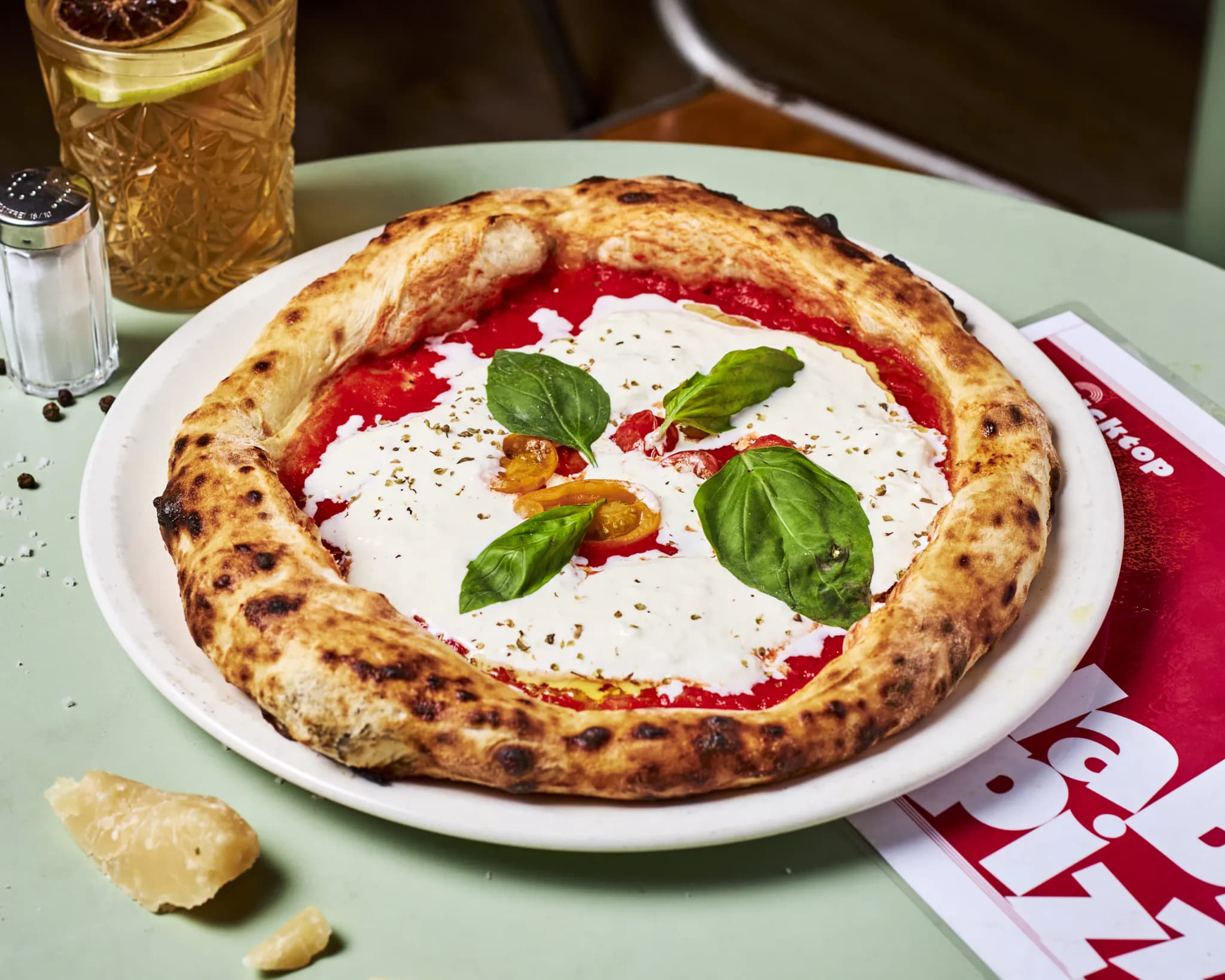 Pizza Stracciatella - Bricktop Paris